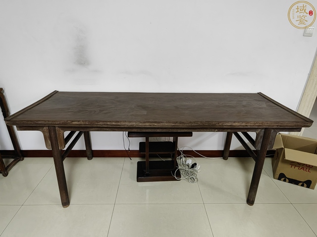古玩雜項(xiàng)明式榆木案子真品鑒賞圖