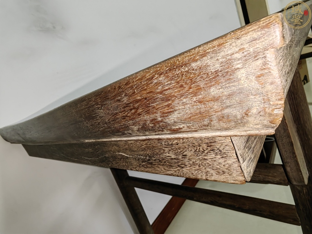 古玩雜項(xiàng)明式榆木案子真品鑒賞圖
