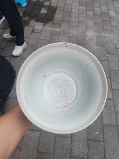 古玩陶瓷晚明青花碗真品鑒賞圖