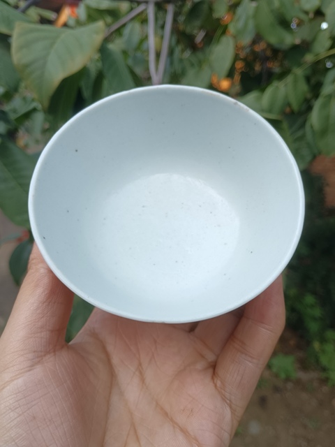 古玩陶瓷礬紅壽字杯真品鑒賞圖