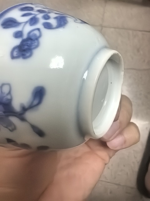 古玩陶瓷青花杯真品鑒賞圖