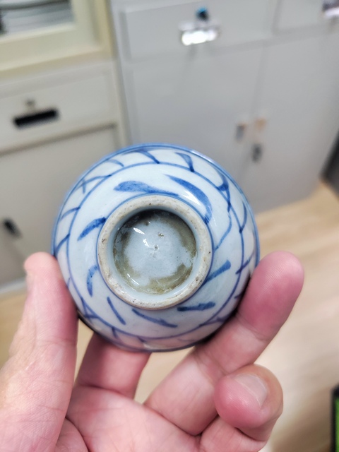 古玩陶瓷清中期青花杯拍賣，當(dāng)前價(jià)格0元