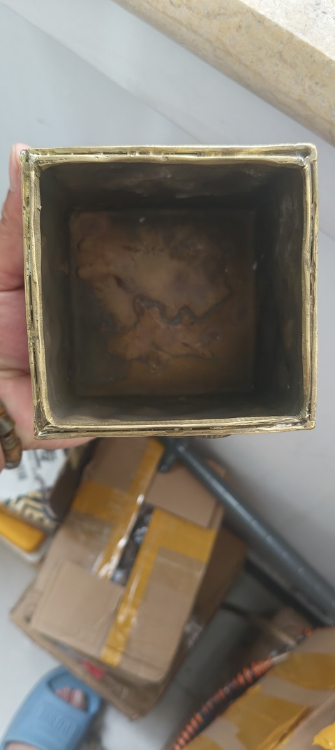 古玩銅器銅盒真品鑒賞圖