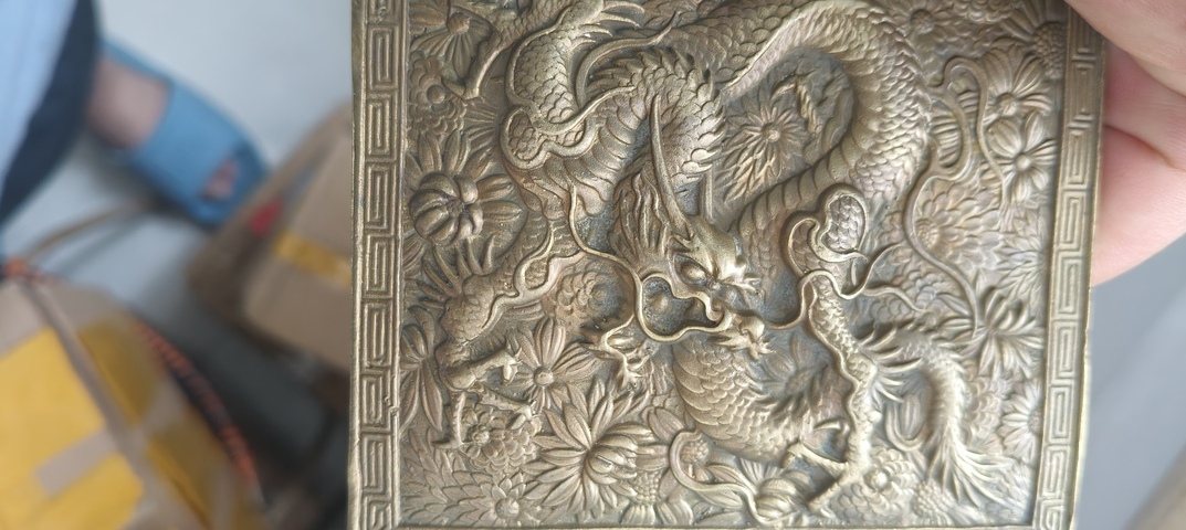 古玩銅器銅盒真品鑒賞圖