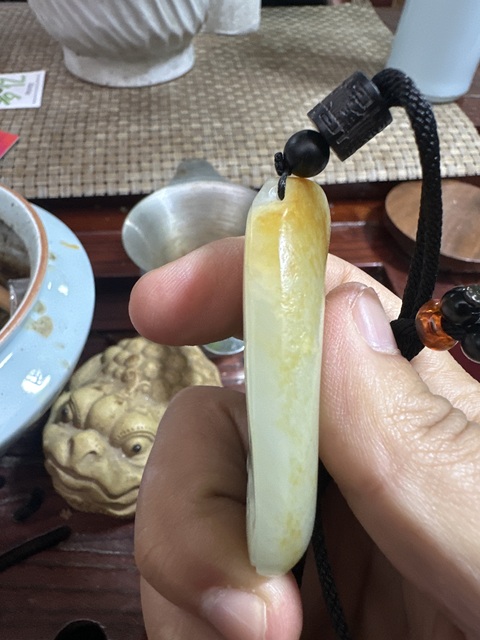 古玩玉器白玉牌真品鑒賞圖