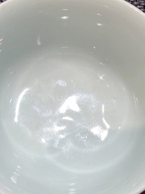 古玩陶瓷青花詩文杯真品鑒賞圖