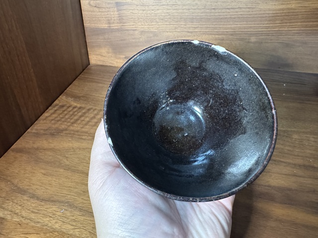 古玩陶瓷吉州窯黑釉不倒翁盞真品鑒賞圖