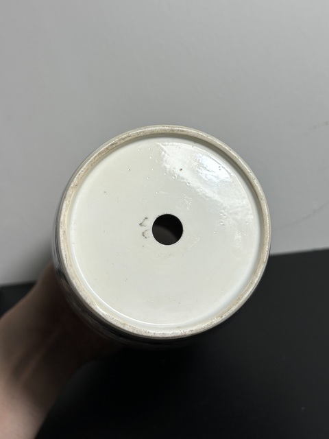 古玩陶瓷清乾隆·青花開光廣琺瑯彩人物故事紋萊菔瓶拍賣，當前價格988元
