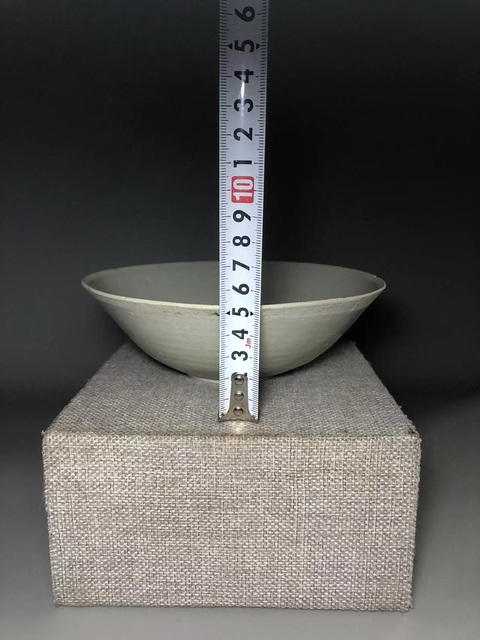古玩陶瓷青白釉雙魚面包碗真品鑒賞圖