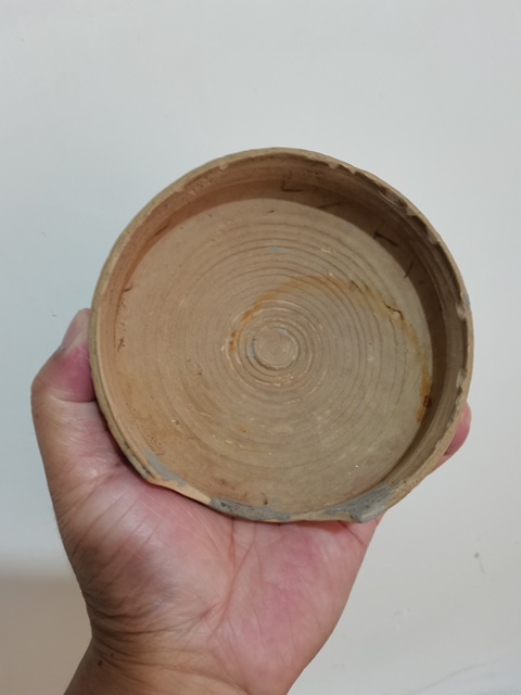 古玩陶瓷原始青瓷平底碗拍賣，當前價格0元