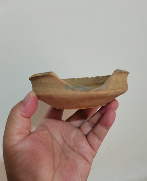 古玩陶瓷原始青瓷平底碗拍賣，當前價格0元