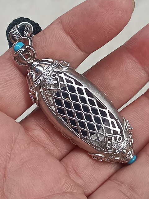 古玩玉器天然翡翠觀音掛件真品鑒賞圖