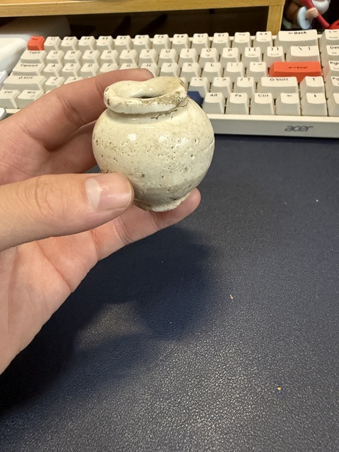 古玩陶瓷文房水盂真品鑒賞圖