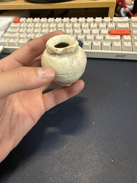 古玩陶瓷文房水盂真品鑒賞圖