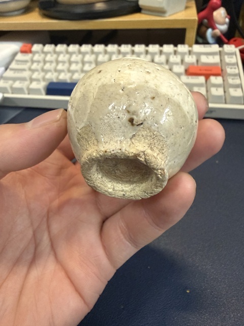 古玩陶瓷文房水盂真品鑒賞圖