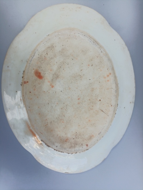 古玩陶瓷特殊時期粉彩雪景盤拍賣，當前價格594元