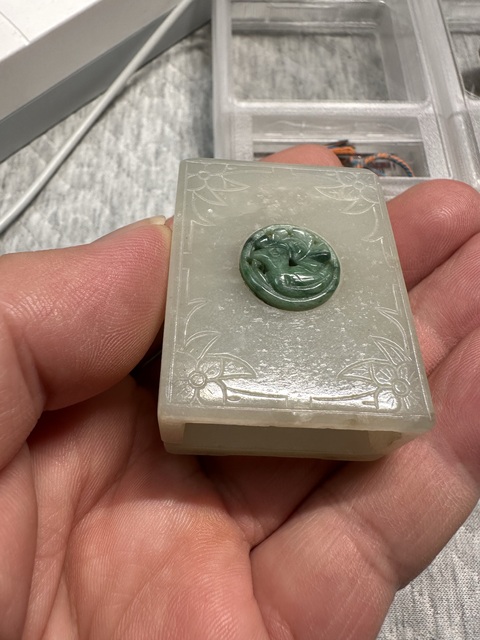 古玩玉器火柴盒真品鑒賞圖