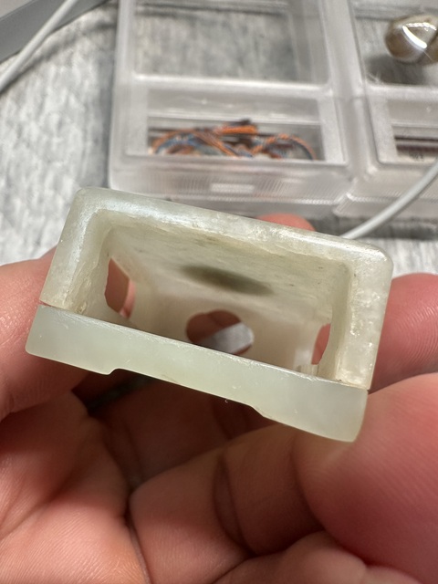 古玩玉器火柴盒真品鑒賞圖