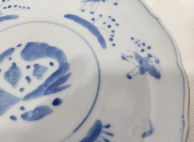 古玩陶瓷青花盤真品鑒賞圖