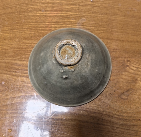 古玩陶瓷耀州窯斗笠盞真品鑒賞圖