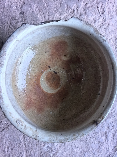 古玩陶瓷晚清青花高足香爐真品鑒賞圖