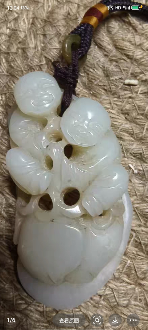 古玩玉器童子真品鑒賞圖