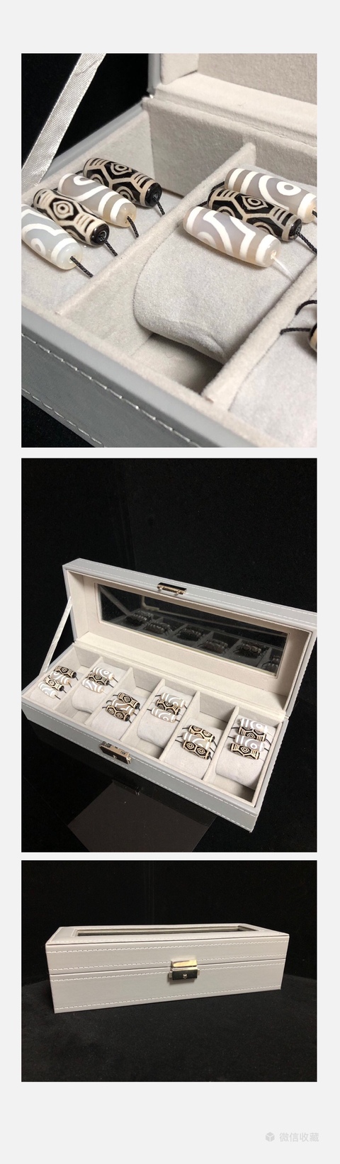 古玩雜項瑪瑙天珠真品鑒賞圖