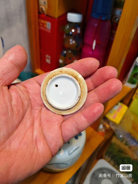 古玩陶瓷粉彩海燕紋茶壺真品鑒賞圖