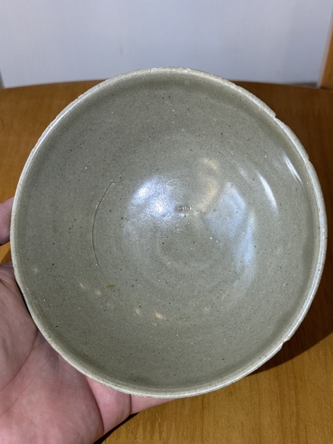 古玩陶瓷龍泉青瓷大碗真品鑒賞圖