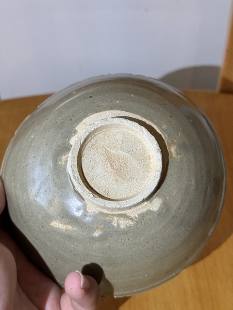 古玩陶瓷龍泉青瓷大碗真品鑒賞圖