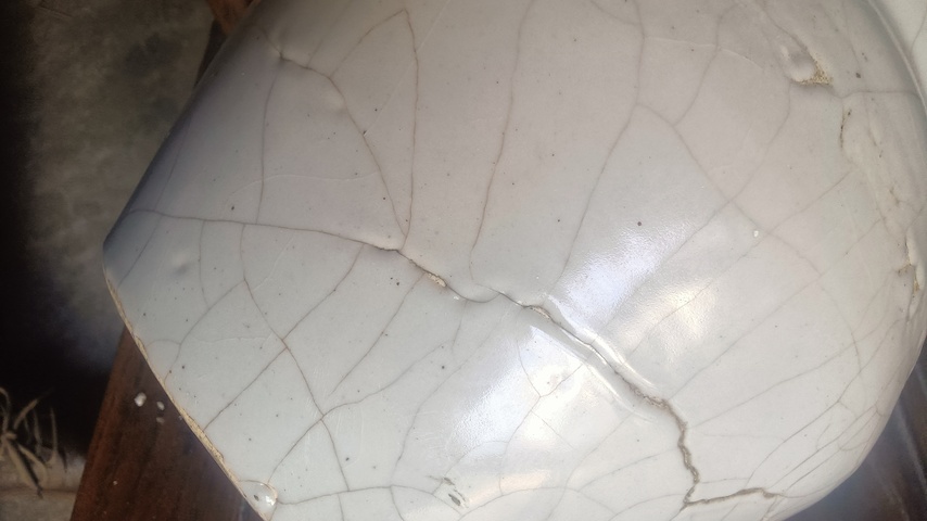 古玩陶瓷哥釉大罐真品鑒賞圖