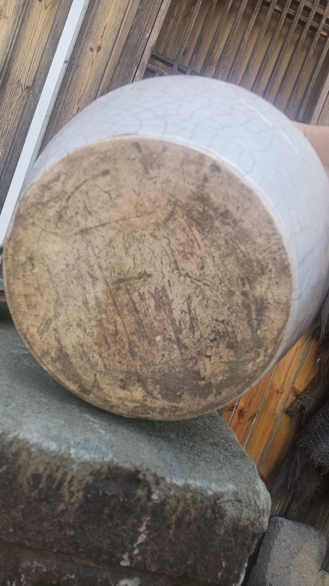 古玩陶瓷哥釉大罐真品鑒賞圖