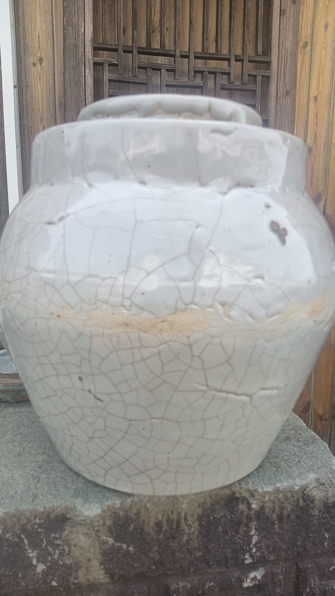 古玩陶瓷哥釉大罐真品鑒賞圖