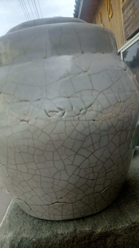 古玩陶瓷哥釉大罐真品鑒賞圖