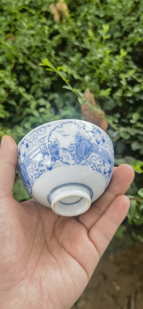 古玩陶瓷青花杯真品鑒賞圖