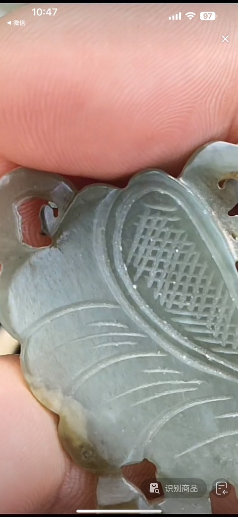 古玩玉器蝴蝶佩真品鑒賞圖