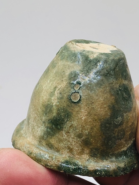 古玩陶瓷黃地綠彩杯真品鑒賞圖