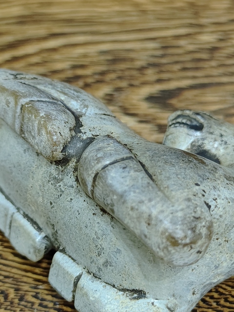 古玩玉器做舊仿古“玉臥馬”真品鑒賞圖
