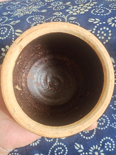 古玩陶瓷褐釉罐真品鑒賞圖