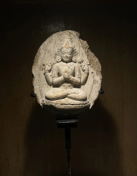 古玩雜項擦擦佛真品鑒賞圖