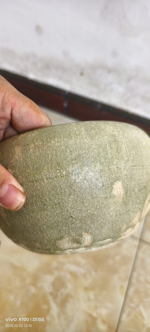 古玩陶瓷隋代青瓷缽真品鑒賞圖