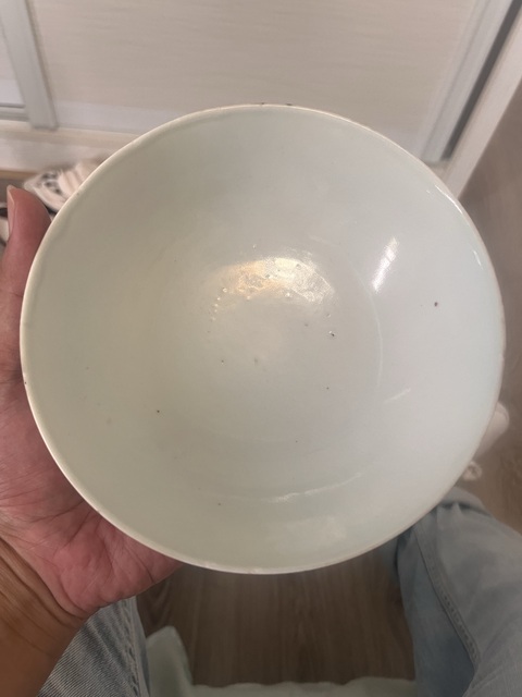 古玩陶瓷粉彩富貴萬代紋蓮子碗真品鑒賞圖