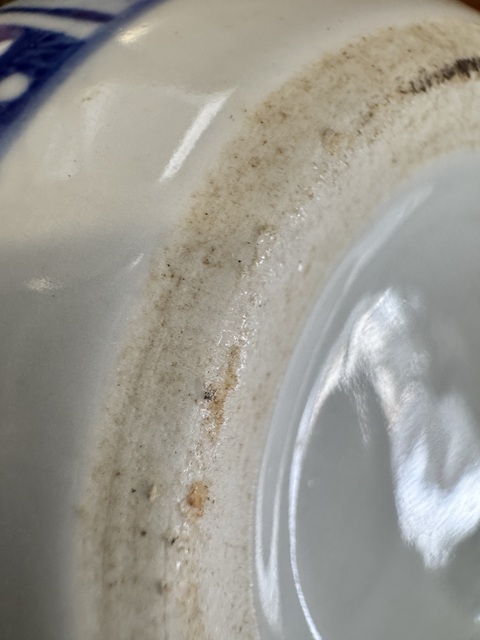 古玩陶瓷花卉紋青花蓋罐真品鑒賞圖