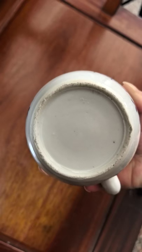 古玩陶瓷博古圖青花提梁壺真品鑒賞圖