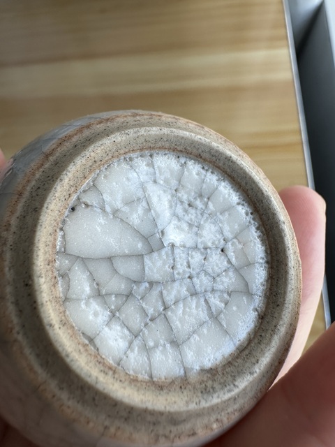 古玩陶瓷哥釉瓶真品鑒賞圖