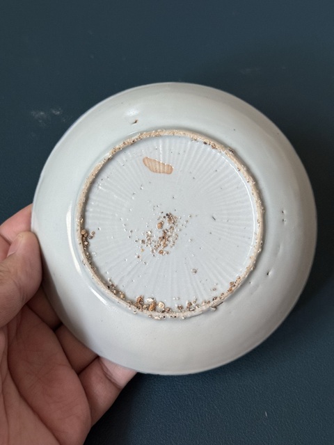 古玩陶瓷獅紋青花盤真品鑒賞圖