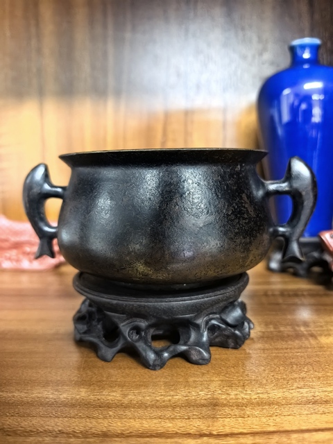 古玩銅器爐子真品鑒賞圖