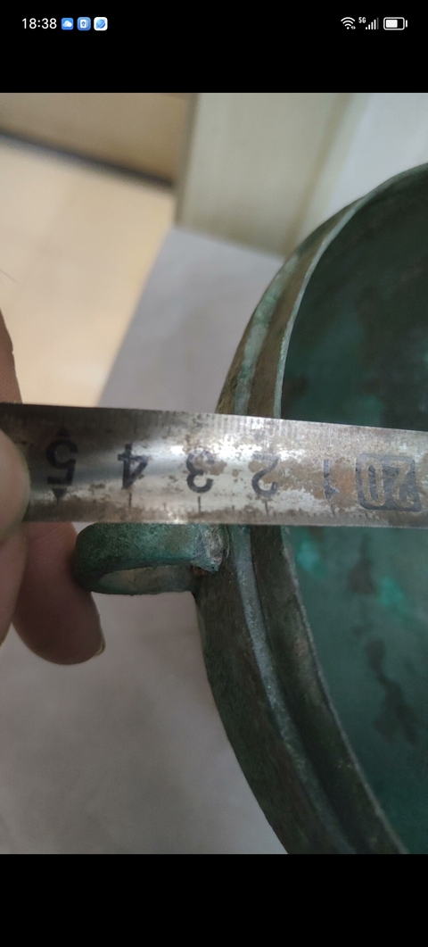 古玩銅器蟠虺紋青銅敦真品鑒賞圖