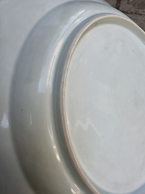 古玩陶瓷青花人物故事盤真品鑒賞圖