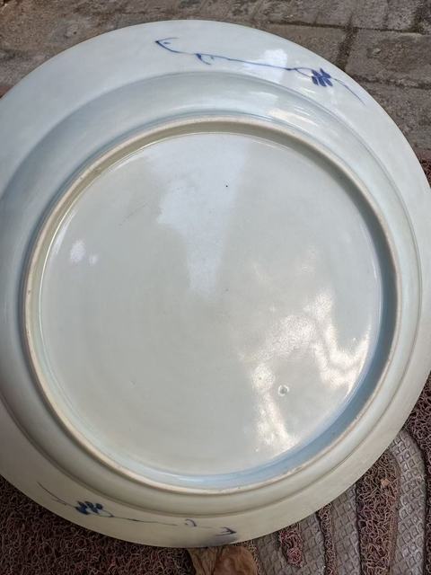 古玩陶瓷青花人物故事盤真品鑒賞圖